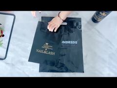 PE material hand-held shopping bag, high appearance level, customizable