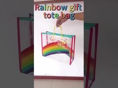 Ranbow gift tote bag