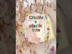 Animal-printed hand-held bags, made of PE material, customizable, with multiple patterns to choose f