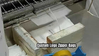 Full production process of PE zipper bags from the source factory, which can print logos and provide