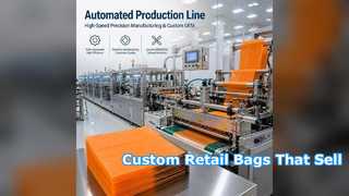 Custom Mylar Zipper Bags for Retail Hanging Display