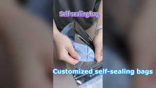 Customized portable self-sealing bags, suitable for electronics and accessories, etc.