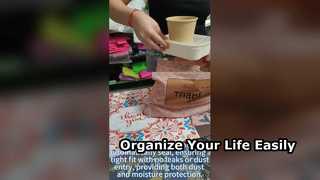 Portable pouch, for organized packing during travel and at home
