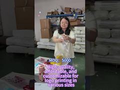 HDPE hand hole bag with printing logo production video