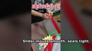 Slider moves smooth, seals tight.